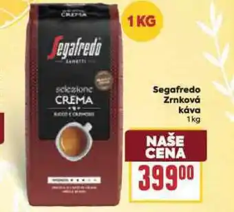 Billa Segafredo zrnková káva nabídka