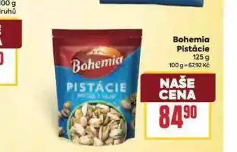 Billa Bohemia pistácie nabídka