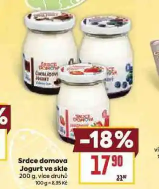 Billa Jogurt ve skle nabídka