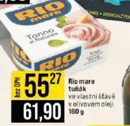 Jip Rio mare tuňák ve vlastní šťávě v olivovém oleji nabídka