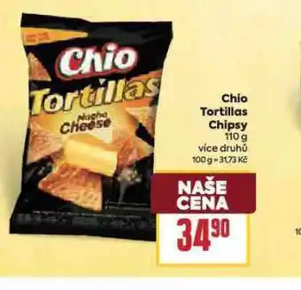 Billa Chio tortilas chipsy nabídka