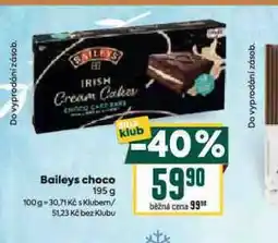 Billa Baileys choco nabídka