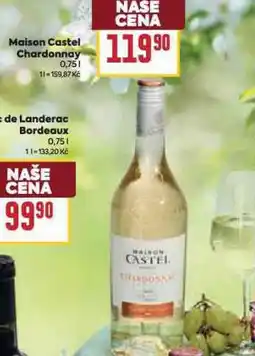 Billa Maison castel chardonnay nabídka