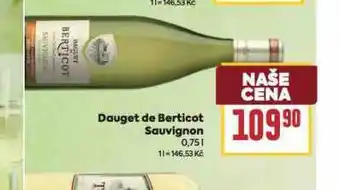 Billa Dauget de berticot sauvignon nabídka