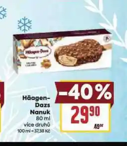 Billa Häagen dazs nanuk nabídka