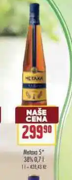 Billa Metaxa 5 nabídka