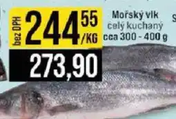Jip Morský vlk celý kuchaný nabídka
