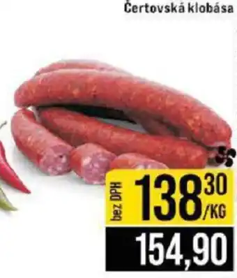 Jip Čertovská klobása nabídka