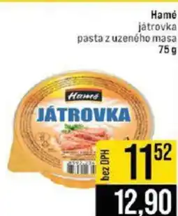 Jip Hamé játrovka pasta zuzeného masa nabídka
