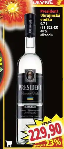 Norma President ukrajinská vodka nabídka