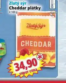 Norma Zlatý sýr cheddar plátky nabídka