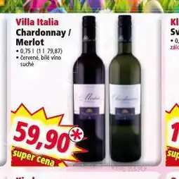 Norma Villa italia chardonnay nabídka