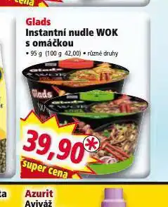 Norma Glads instantní nudle wok s omáčkou nabídka