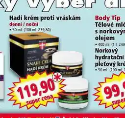 Norma Hadí krém proti vráskám nabídka