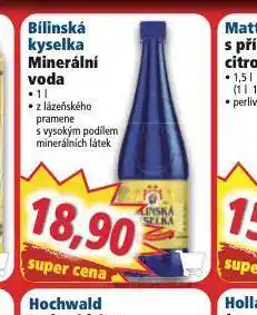 Norma Bílinská kyselka nabídka