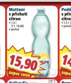 Norma Mattoni s příchutí citron nabídka