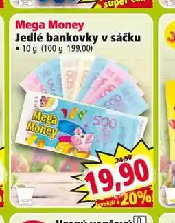 Norma Mega money jedlé bankovky v sáčku nabídka