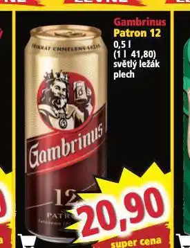 Norma Pivo gambrinus patron 12 nabídka