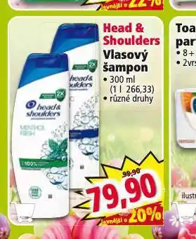 Norma Head&shoulders šampon nabídka