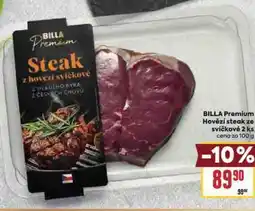 Billa Hovězí steak ze svíčkové nabídka