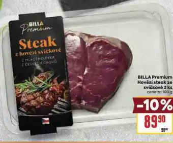 Billa Hovězí steak ze svíčkové nabídka