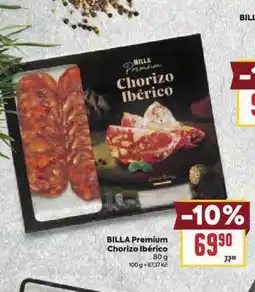 Billa Chorizo ibérico nabídka