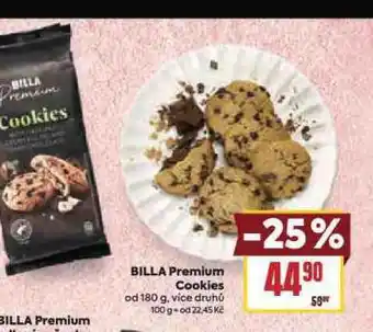 Billa Cookies nabídka