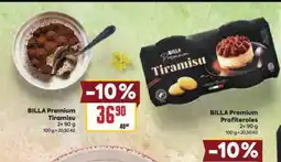 Billa Tiramisu nabídka