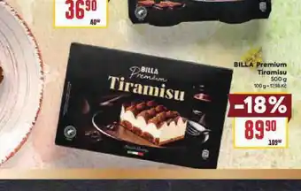 Billa Tiramisu nabídka