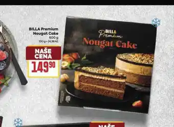 Billa Nougat cake nabídka