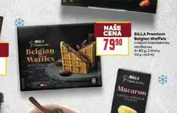 Billa Belgian waffels nabídka