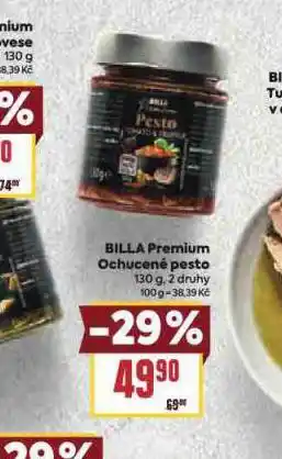 Billa Ochucené pesto nabídka