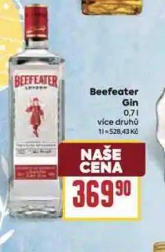 Billa Beefeater gin nabídka