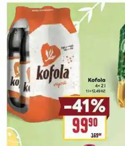 Billa Kofola 4pack nabídka