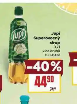 Billa Jupí superovocný sirup nabídka