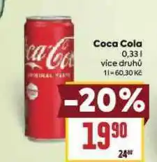 Billa Coca cola 0,33l nabídka