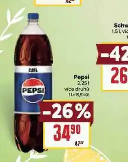 Billa Pepsi 2,25l nabídka