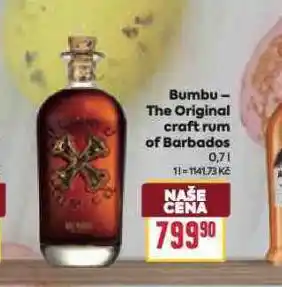 Billa Bumbu - the original craft rum of barbados nabídka