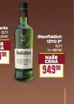 Billa Glenfiddich 12yo 3 nabídka