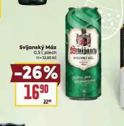 Billa Pivo svijanský máz nabídka