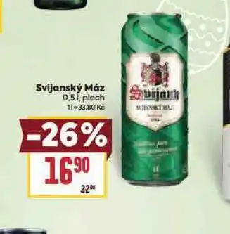 Billa Pivo svijanský máz nabídka