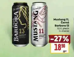 Billa Pivo mustang 11 nabídka