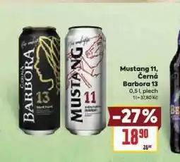 Billa Pivo černá barbora 13 nabídka