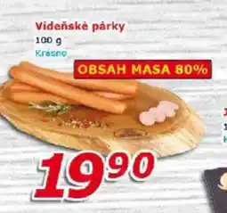 ESO MARKET Vídeňské párky nabídka