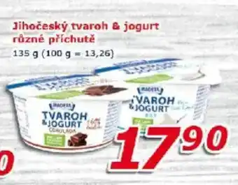 ESO MARKET Jihočeský tvaroh & jogurt různé příchutě nabídka