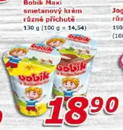 ESO MARKET BOBIK MAXI Smetanový krém různé příchutě nabídka