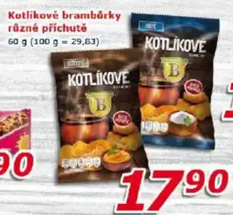 ESO MARKET Kotlíkové brambůrky různé příchutě nabídka