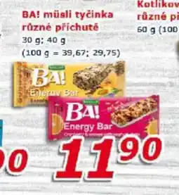 ESO MARKET BA! Müsli tyčinka různé příchutě nabídka