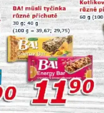 ESO MARKET BA! Müsli tyčinka různé příchutě nabídka