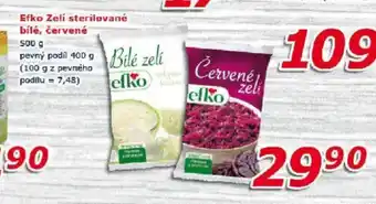 ESO MARKET Efko zelí sterilované bílé, červené nabídka